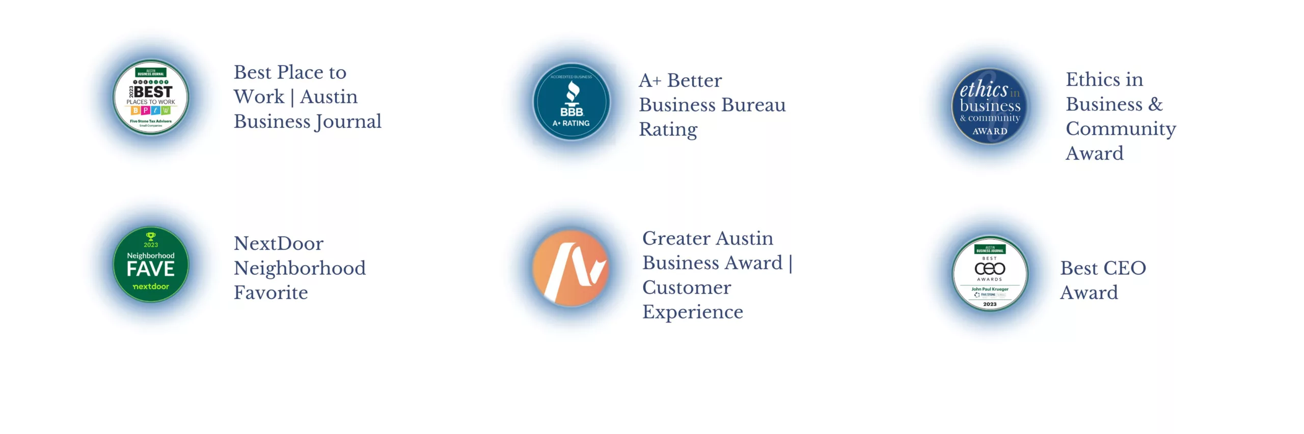 Website Awards (60 x 25 in) (45 x 20 in) (45 x 15 in)